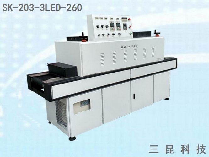 UV树脂LEDUV固化机SK-203-3LED-260