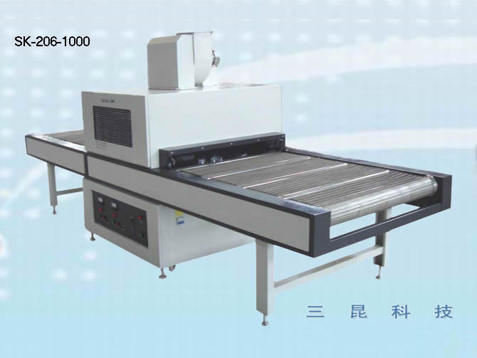家具UV固化机板材玻璃UV固化SK-206-1000